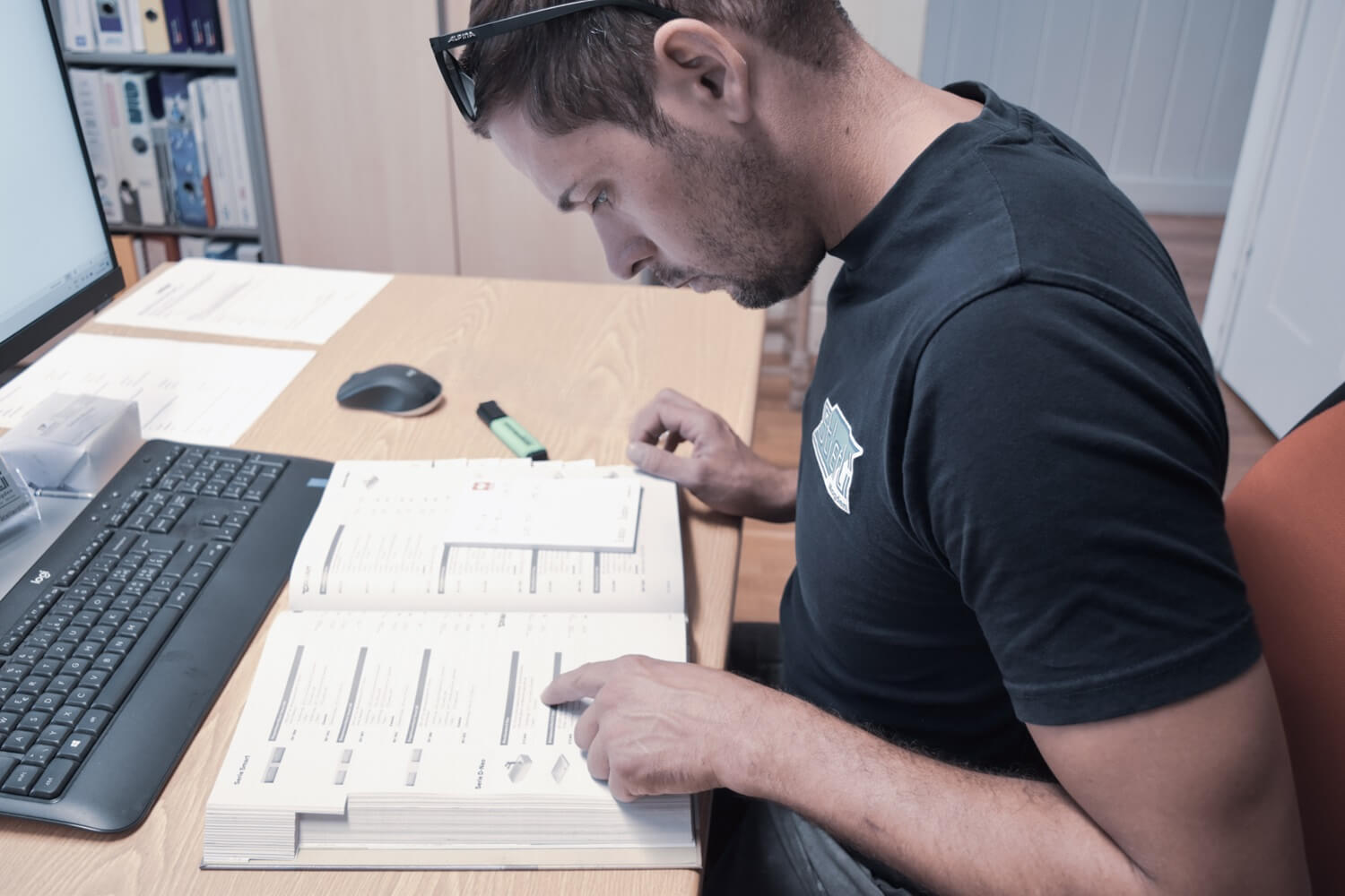 Sanitär-Magden-Büro-Bestellung